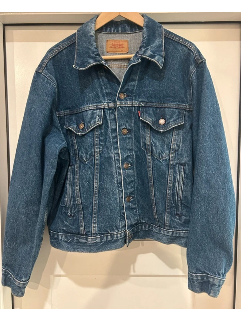 Vintage Levi's Denim Jacket '80s 70506 Color 0216 Size 46